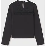 Mayoral Dívčí tričko s dlouhým rukávem Mayoral 830 modré barva: černá, Rozměr: 140 (10 let)