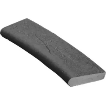 Bazénový lem Presbeton Borneo oblouk R 1,45 570/495x220x55/47 mm reliéfní černý