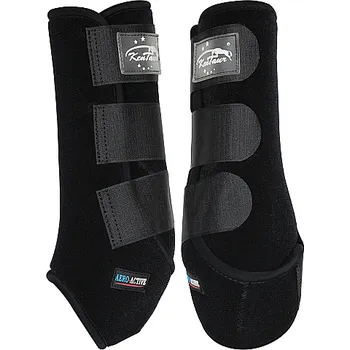 Koňské kamaše Kloubové chrániče Kentaur neoprénové - přední černé - vel. 1 (cob)
