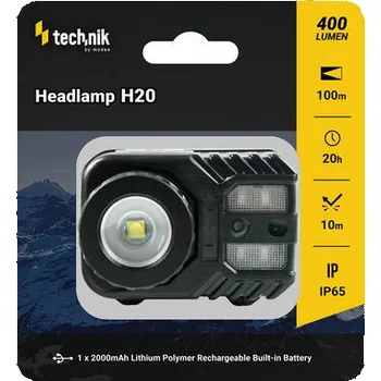 Čelovka Čelovka Technik H20 Zoom (400lm)