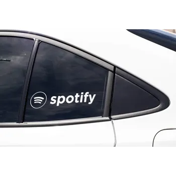 Samolepící dekorace Nálepka Spotify Barva: Černá, Velikost: Šířka 20cm