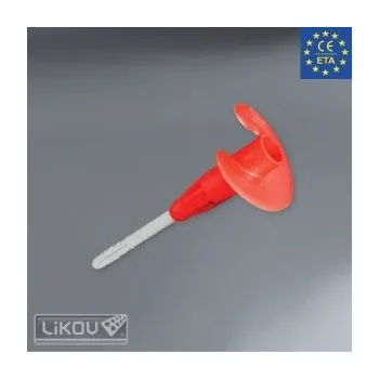 Hmoždinka LIKOV Fasádní spirálová hmoždinka GECKO U8 s kovovým šroubem