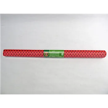 Krepový papír Koh-i-noor Koh-i-noor, krepový papír, krepák, tečkovaný, 10 kusů Varianta: 51 tečkovaný červeno černý