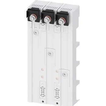 Rozvaděč SIEMENS Adaptér na přípojnice rozteč 60 mm, Ie 590 A, 3pól, pro 3VA13, 3VA14, 3VA23, 3VA24 typ 8US1213-4AH04 8US1213-4AH04