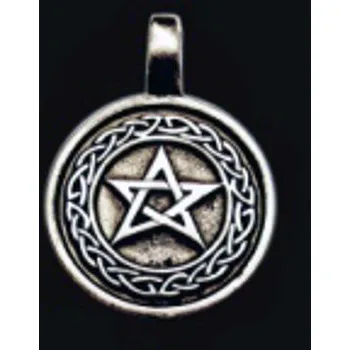Přívěsek Trámcový pentagram - Amulet (Muří noha, čarodějnický kříž, ďáblovo znamení, betlémská hvězda)