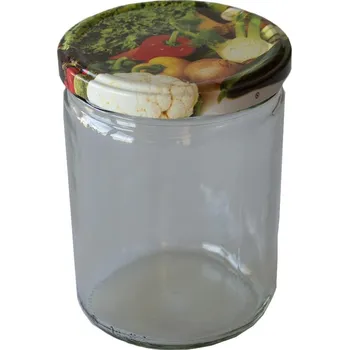 Zavařovací sklenice sklenice zavařovací 440ml TWIST 82 + víčka mix (8ks)