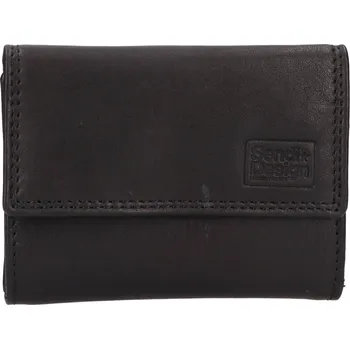 Peněženka Dámská kožená peněženka SendiDesign Maroce - černá