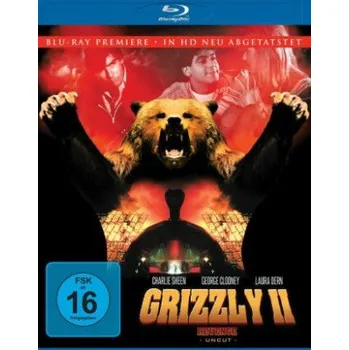 Blu-ray film Grizzly 2 - Revenge (Uncut Fassung), 1 Blu-ray – George Clooney,Laura Dern,Charlie Sheen,André Szöts (EN)