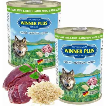 Krmivo pro psa Winner Plus Jehněčí maso s rýží - 800g