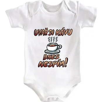 Kojenecké oblečení Kojenecké body Uvař si kávu - 62-68