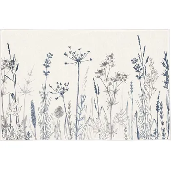 Protiskluzová podložka Kleine Wolke Savannah koupelnová podložka 100x60 cm obdélníkový béžová-směs barev 9166148519