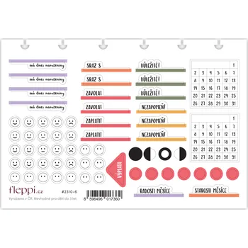 samolepka Fleppi Říjen 2023 | arch 6