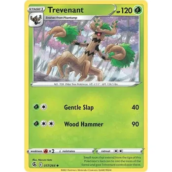 Sběratelská karetní hra Pokémon karta Trevenant 017/264 - Fusion Strike
