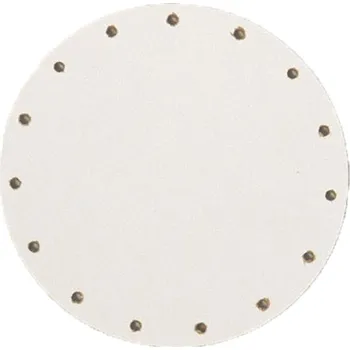 Překližka Dno na pletení z pedigu - sololak bílý pr.10cm s otvory 22B0010K