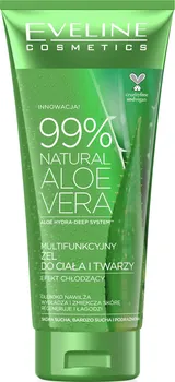 Tělový krém Eveline Cosmetics 99% Natural Aloe Vera hydratační gel na obličej a tělo 250 ml