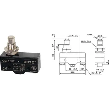 vypínač a zásuvka Onpira Koncový spínač / mikrospínač 250V AC 15A Model: CM-1307