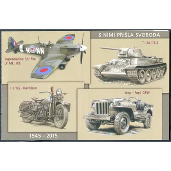 Poštovní známka Česká pošta (2015) ZSn 833 - 836 A ** - ČR - S nimi přišla svoboda - deska 5