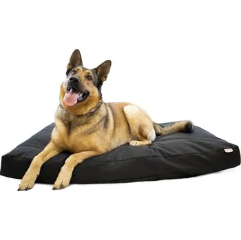 Pelíšek pro psa Matrace nylon Buffy černá se zipem 90x60x10