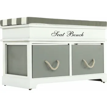 Zahradní lavice Lavice s uložným prostorem Bench 2, šedá