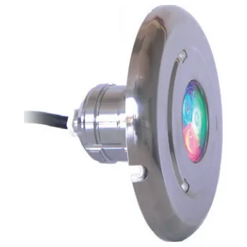 Bazénové osvětlení Astralpool reflektor s LED diodami LumiPlus Mini 2.11 V2 RGB barevné DMX 24 V DC bez instalační krabice, čelo nerez, pro všechny typy bazénů