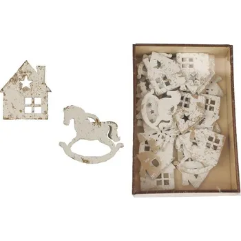 Vánoční dekorace Dekorační přízdoby, 24 ks D4577