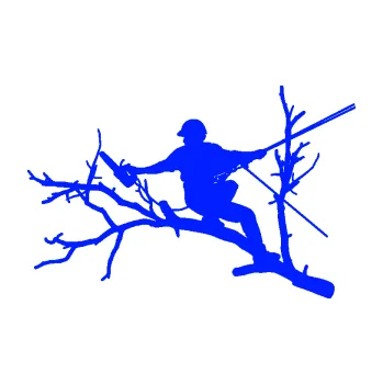 Samolepící dekorace SAMOLEPKA Dřevorubec 006 levá prořezání ve výškách (19 - modrá dynamic) NA AUTO, NÁLEPKA, FÓLIE, POLEP, TUNING, VLASTNÍ TEXT, TISK, AUTOSAMOLEPKY.cz, POLEPY, OBRÁZEK, LOGO, SAMOLEPKY