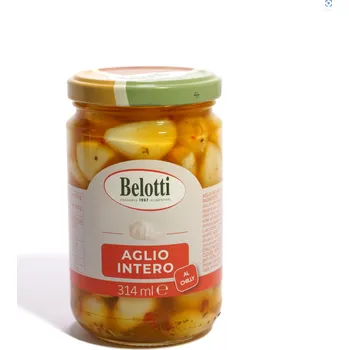 Zelenina Belotti Ochucený česnek s chilly (aglio rosso chilly girasole) 314ml