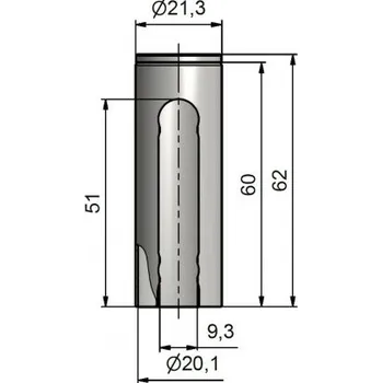 pant Návlek TRIO 20-UR24 nikl sat.