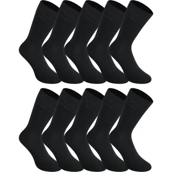 Pánské ponožky 10PACK ponožky Styx vysoké bambusové černé (10HB960) XL Možnost vrácení zboží ZDARMA do 120 dnů!