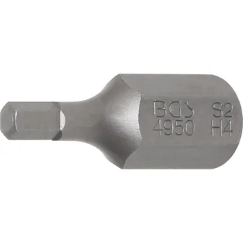 Příslušenství k nářadí BGS 4950, Bit | Délka 30 mm | pohon vnější šestihran 10 mm (3/8") | vnitřní šestihran 4 mm