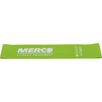 Merco Mini Band posilovací guma X-Light zelená 50 cm