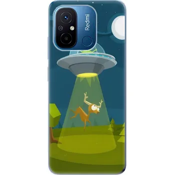 Pouzdro na mobilní telefon Silikonové pouzdro iSaprio - Xiaomi Redmi 12C - Alien 01 (Odolný silikonový kryt, obal, pouzdro iSaprio - Xiaomi Redmi 12C - Alien 01 - skvělá ochrana a pružnost, stylový UV potisk, lehkost, tiskne se v České republice)