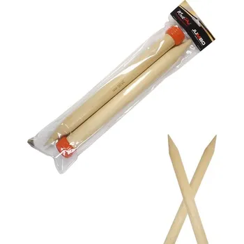 Nástroj na niť a příze Dřevěné pletací jehlice KnitPro Jumbo 40 cm 35 mm