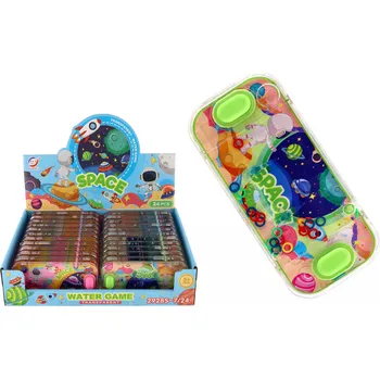 Hlavolam Teddies vodní hra hlavolam 15,5x7cm plast vesmír