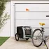 Přívěsný vozík pro psa Vozík za kolo pro psa z oxfordské tkaniny s železným rámem 64 x 66 x 125 cm