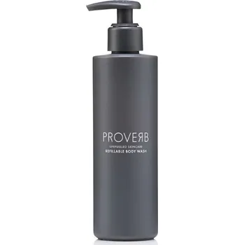 PROVERB Refillable Body Wash Bottle | Obal na tělové mýdlo ŠEDÝ 250 ml