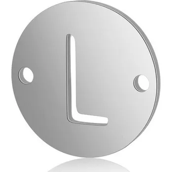 Šperk Šperky4U Ocelová komponenta - písmeno - iniciála - OK1245-L