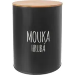 Dóza Mouka hrubá BLACK O0148