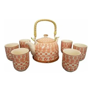 Čajovna Keramická čajová souprava - Jantar