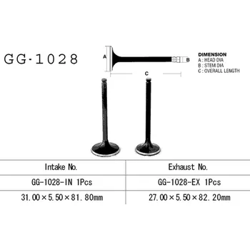 Rozvod motoru VESRAH sací ventil HONDA TRX 250 RECON 97-01 (14711-HM8-000) (1 kus) vyrobeno v Japonsku (VESRAH sací ventil HONDA TRX 250 RECON 97-01 (14711-HM8-000) (1 kus) vyrobeno v Japonsku)
