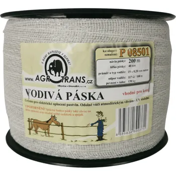 Ohradník Páska pro elektrický ohradník, 40mm, 15vodičů, 200m