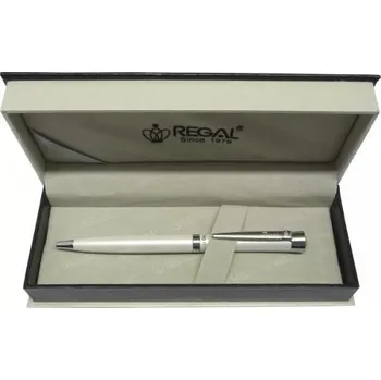 Sada pera s tužkou Kuličkové pero Regal Katherine - bílá