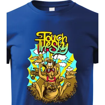 Chlapecké tričko Dětské tričko Klokan, Barva Modrá, Velikost 110 cm/4 roky, Canvas Dětské tričko Bezvatriko.cz 1987