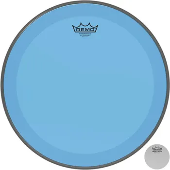 Blána Remo Blána pro bicí Colortone Powerstroke 3 clear26" P3-1326-CT-BU Modrá 12976