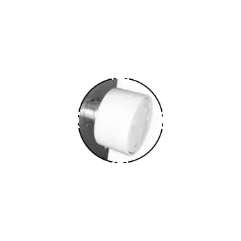 Kouřovod Samostatné ovládání komínové klapky - Insert Bílá