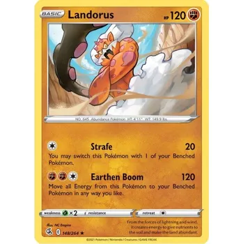 Společenská hra Pokémon karta Landorus 148/264 Holo - Fusion Strike