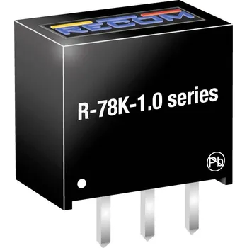 Měnič napětí RECOM R-78K3.3-1.0 DC/DC měnič napětí 3.3 V 1 A 3.3 W Obsah 1 ks