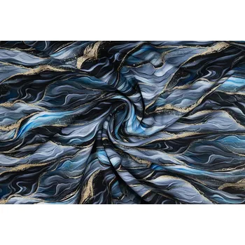 Softshell zimní modré vlny