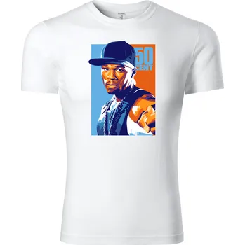 Chlapecké tričko Fenomeno Dětské tričko 50 CENT Velikost: 110 cm/4 roky, Barva trička: Bílé