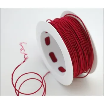 Stuha Gympa bordo - slabá 1mm/1 m